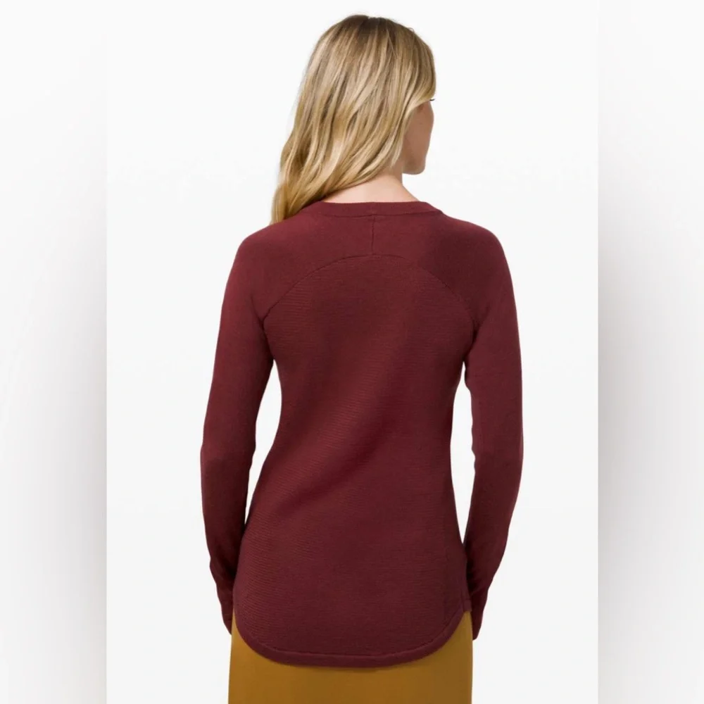 lululemon | small/size 4 Sit In Lotus Sweater Savannah - Picture 3 of 7
